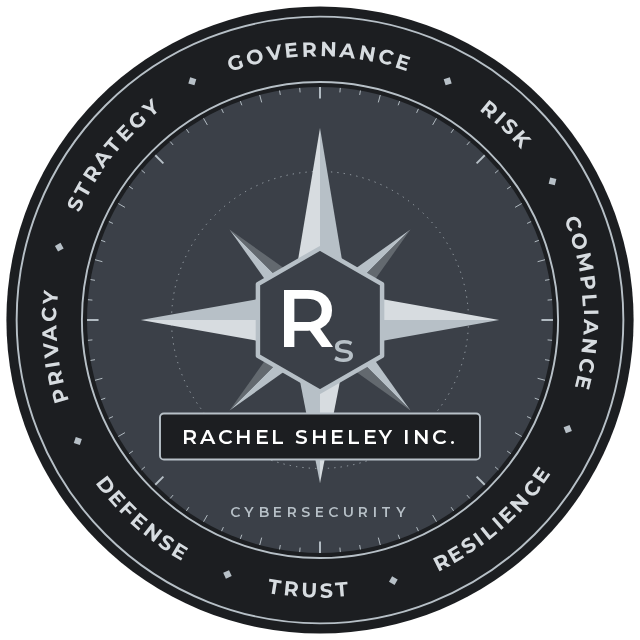 Rachel Sheley Inc. cybersecurity compass: Governance, Risk, Compliance, Resilience, Trust, Defense, Privacy, Strategy